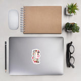 Portage la Prairie Manitoba Canada Canadian Flag Sticker Mini Stickers Decals Laptop Decal Travel Souvenir Gift