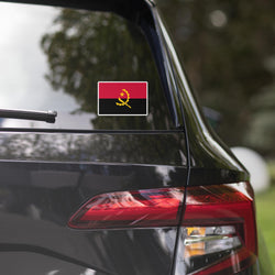 Angola Angolanische Flagge Autoaufkleber Reise-Souvenir Tourist Strandliebhaber Essenssüchtiger Reiseziel Stolz Patriot Geschenke