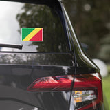 Congo Congolese Flag Car Sticker Travel Souvenir Tourist Beach Lover Food Addict Destination Pride Patriot Gifts