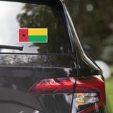 Pegatina para coche con la bandera de Guinea-Bissau, recuerdo de viaje, destino turístico para amantes de la playa, comida, orgullo, patriota, regalos