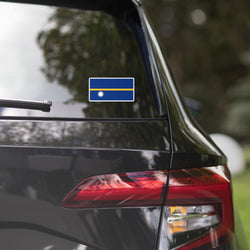 Nauru Nauruische Flagge Autoaufkleber Reise-Souvenir Tourist Strandliebhaber Essenssüchtig Reiseziel Stolz Patriot Geschenke