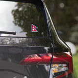 Nepal Nepalesische Flagge Autoaufkleber Reise-Souvenir Tourist Strandliebhaber Essenssüchtiger Reiseziel Stolz Patriot Geschenke