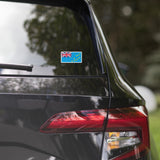 Tuvalu, Tuvaluische Flagge, Autoaufkleber, Reise-Souvenir, Tourist, Strandliebhaber, Essenssüchtiger, Reiseziel, Stolz, Patriot, Geschenke