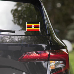 Uganda Ugandische Flagge Autoaufkleber Reise Souvenir Tourist Strandliebhaber Essenssüchtig Reiseziel Stolz Patriot Geschenke