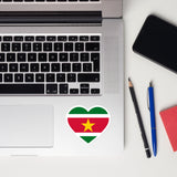 Suriname Surinamese Flag Sticker Laptop Decals Custom Stickers Decals & Skins