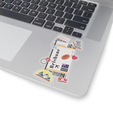 Brisbane Australien Australische Flagge Aufkleber Mini-Aufkleber Aufkleber Laptop Aufkleber Reise Souvenir Geschenk