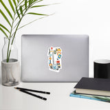 Marrakesh Morocco Moroccan Flag  Sticker Stickers Vinyl Computer Transparent stickers Cool Macbook Travel sticker Gift Ideas