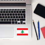 Libanon Libanesische Flagge Laptop Aufkleber Aufkleber Aufkleber Reise Souvenir Geschenkidee