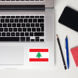 Libanon Libanesische Flagge Laptop Aufkleber Aufkleber Aufkleber Reise Souvenir Geschenkidee