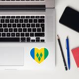 Saint Vincent and the Grenadines Flag Sticker Laptop Decals Custom Stickers Decals & Skins