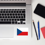 Czech Republic Czechia Česko Flag Laptop Sticker Decal Stickers Travel Souvenir Gift Idea