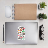 Milan Sticker Italy Sticker Italian Flag Milano Italia Stickers Travel Sticker Laptop Decal Vacation Souvenir Adventure Tiny Mini Stickers