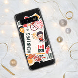 Winnipeg Manitoba Canada Canadian Flag Samsung Galaxy Case S23 S22 S21 S20 S10 Ultra Plus and Fe Personalized Custom City Name