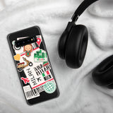 Milan Italy Italian  Milano Italia Flag Samsung Galaxy Case S23 S22 S21 S20 S10 Ultra Plus and Fe Personalized Custom City Name