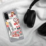 Calgary Alberta Canada Canadian Flag Samsung Galaxy Case S23 S22 S21 S20 S10 Ultra Plus and Fe Personalized Custom City Name