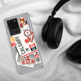 Calgary Alberta Canada Canadian Flag Samsung Galaxy Case S23 S22 S21 S20 S10 Ultra Plus and Fe Personalized Custom City Name