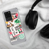 Milan Italy Italian  Milano Italia Flag Samsung Galaxy Case S23 S22 S21 S20 S10 Ultra Plus and Fe Personalized Custom City Name