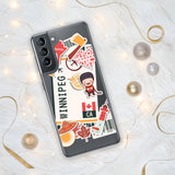 Winnipeg Manitoba Canada Canadian Flag Samsung Galaxy Case S23 S22 S21 S20 S10 Ultra Plus and Fe Personalized Custom City Name