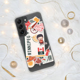 Winnipeg Manitoba Canada Canadian Flag Samsung Galaxy Case S23 S22 S21 S20 S10 Ultra Plus and Fe Personalized Custom City Name