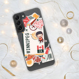 Winnipeg Manitoba Canada Canadian Flag Samsung Galaxy Case S23 S22 S21 S20 S10 Ultra Plus and Fe Personalized Custom City Name