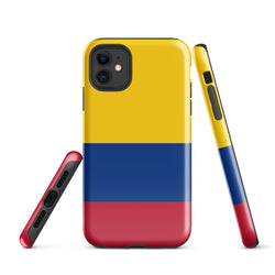 Kolumbien Kolumbianische Flagge iPhone 15 14 13 12 11 Pro Max Plus Mini Handyhülle iPhone Robuste Schutzhülle für iPhone