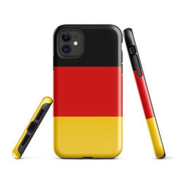 Funda para iPhone 15, 14, 13, 12 y 11 Pro Max Plus Mini con bandera de Alemania, ideas para regalos, mapa del país, horizonte, regalo para ella, ideas para él, recuerdo de viaje