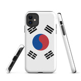 South Korea Korean Flag iPhone Case 15 14 13 12 11 Pro Max Plus Mini Gift Ideas Country Map Skyline Gift For Her Him Ideas Travel  Souvenir