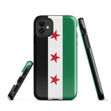 Free Syria Syrian Flag iPhone Case 15 14 13 12 11 Pro Max Plus Mini Gift Ideas Country Map Skyline Gift For Her Him Ideas Travel  Souvenir