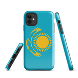 Kazakhstan kazakh Flag iPhone Case 15 14 13 12 11 Pro Max Plus Mini Gift Ideas Country Map Skyline Gift For Her Him Ideas Travel  Souvenir