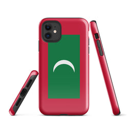 Funda para iPhone 15, 14, 13, 12, 11 Pro Max Plus Mini con bandera de Maldivas, regalo de recuerdo de viaje