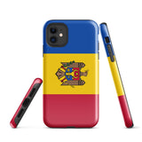 Moldova Moldovan Flag iPhone Case 15 14 13 12 11 Pro Max Plus Mini Gift Travel Souvenir