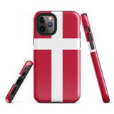 Denmark Danish Flag iPhone Case 15 14 13 12 11 Pro Max Plus Mini Gift Ideas Country Map Skyline Gift For Her Him Ideas Travel  Souvenir