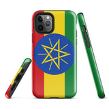 Ethiopia Ethiopian Flag iPhone Case 15 14 13 12 11 Pro Max Plus Mini Gift Ideas Country Map Skyline Gift For Her Him Ideas Travel  Souvenir