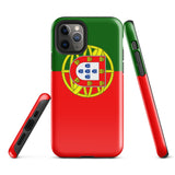 Portugal Portugiesische Flagge iPhone Hülle 15 14 13 12 11 Pro Max Plus Mini Geschenkideen Landkarte Skyline Geschenk für Sie Ihn Ideen Reise Souvenir