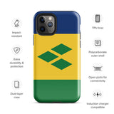Saint Vincent and the Grenadines Flag iPhone Case 15 14 13 12 11 Pro Max Plus Mini Gift Travel Souvenir