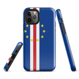 Cabo Verde Verdean Flag iPhone Case 15 14 13 12 11 Pro Max Plus Mini Gift Travel Souvenir