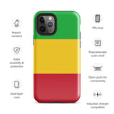 Funda para iPhone 15, 14, 13, 12, 11 Pro Max Plus Mini con bandera de Malí, regalo de recuerdo de viaje