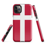 Denmark Danish Flag iPhone Case 15 14 13 12 11 Pro Max Plus Mini Gift Ideas Country Map Skyline Gift For Her Him Ideas Travel  Souvenir