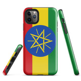 Ethiopia Ethiopian Flag iPhone Case 15 14 13 12 11 Pro Max Plus Mini Gift Ideas Country Map Skyline Gift For Her Him Ideas Travel  Souvenir