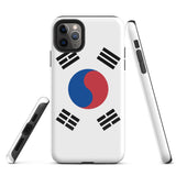 South Korea Korean Flag iPhone Case 15 14 13 12 11 Pro Max Plus Mini Gift Ideas Country Map Skyline Gift For Her Him Ideas Travel  Souvenir