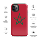 Funda para iPhone 15, 14, 13, 12, 11 Pro Max Plus Mini con bandera marroquí, regalo de recuerdo de viaje