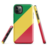 Congo Congolese Flag iPhone Case 15 14 13 12 11 Pro Max Plus Mini Gift Travel Souvenir