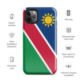 Funda para iPhone 15, 14, 13, 12, 11 Pro Max Plus Mini con la bandera de Namibia, regalo de recuerdo de viaje