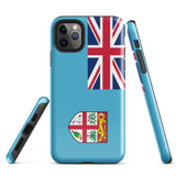 Fiji Flag iPhone Case 15 14 13 12 11 Pro Max Plus Mini Gift Travel Souvenir