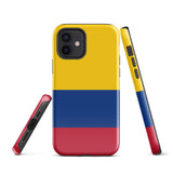 Kolumbien Kolumbianische Flagge iPhone 15 14 13 12 11 Pro Max Plus Mini Handyhülle iPhone Robuste Schutzhülle für iPhone