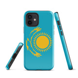 Kazakhstan kazakh Flag iPhone Case 15 14 13 12 11 Pro Max Plus Mini Gift Ideas Country Map Skyline Gift For Her Him Ideas Travel  Souvenir