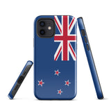 New Zealand Flag iPhone Case 15 14 13 12 11 Pro Max Plus Mini Gift Travel Souvenir
