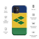 Saint Vincent and the Grenadines Flag iPhone Case 15 14 13 12 11 Pro Max Plus Mini Gift Travel Souvenir