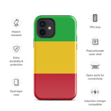 Funda para iPhone 15, 14, 13, 12, 11 Pro Max Plus Mini con bandera de Malí, regalo de recuerdo de viaje