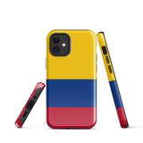 Kolumbien Kolumbianische Flagge iPhone 15 14 13 12 11 Pro Max Plus Mini Handyhülle iPhone Robuste Schutzhülle für iPhone